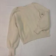 &.nostalgia ニット シャギー オフホワイト