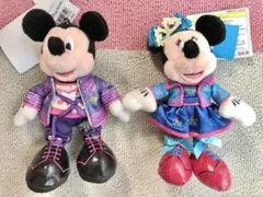 ディズニーランド　2010  ミッキー　ミニー　ぬいぐるみバッジ■レトロ