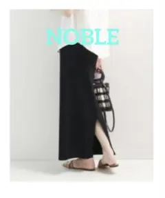 NOBLE トタンテレコタイトスカート　ブラック38