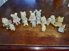 お*‼様 シルバニアファミリーらしき人形 15体セット