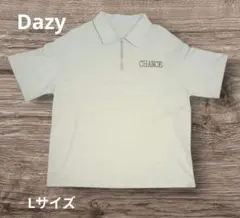 Dazy ポロシャツ 半袖 水色Lサイズのサムネイル
