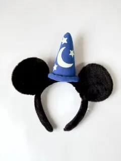 【東京ディズニーリゾート】 ファンタジアミッキー カチューシャ 青い帽子