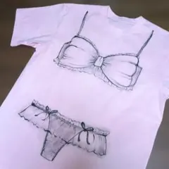 ランジェリー　落書き Tシャツ　itimi shury SORIN　メンズМのサムネイル