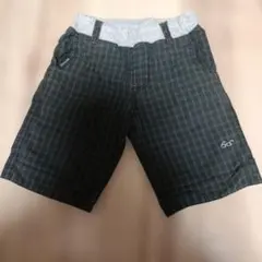 クレードスコープ　グリーン系チェック ハーフパンツ