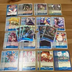 【美品】バギー　デッキパーツ　青　クロスギルド　ワンピースカード