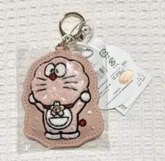新品 100% ドラえもん フレンズ展 サガラ刺繍キーホルダー 桜 さくら