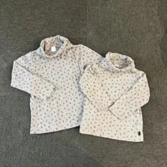 teteatete 花柄 トップス 80 100 ハイネック