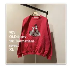 90's OLD disny 101 Dalmatians sweat XLのサムネイル