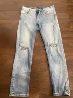 PULL&BEAR ダメージ加工 デニムパンツ