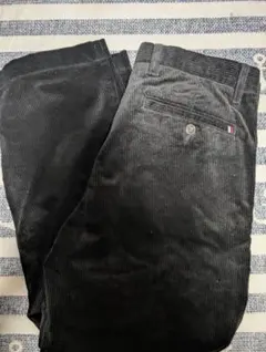 TOMMY HILFIGER コーデュロイパンツ 32/32 ブラック