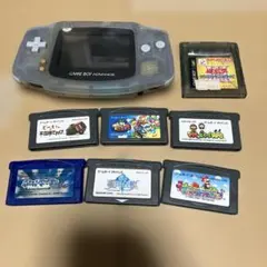 ゲームボーイアドバンス　3本セット ゲームボーイアドバンス本体（クリア） ポケモン3本セット 任天堂