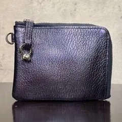 【新品未使用】Mano da Manaメタリックレザー財布 コインケース小銭入れ