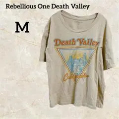 Rebellious One Death Valley Tシャツ ベージュ【M】