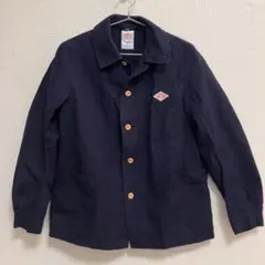 ウインターセール中☆ DANTON ネイビー ボタン付きジャケット 38