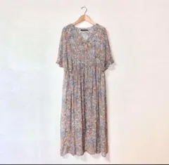 INGNI シフォン　ロングワンピース