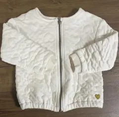 【西松屋】キッズ クリーム色 キルティングジャケット110