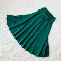 未使用新品❗️ウエストゴム【イング】ロングフレアスカート 高級感◎ M