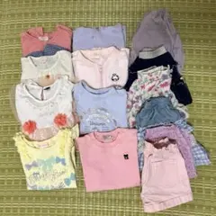 春夏用子供服　女の子　メゾピアノ他まとめ売り　110サイズ