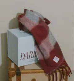 ダーリッチ darich チェックボリュームマフラー 名古屋6周年限定ノベルティ