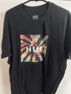 HUF タイダイプリント Tシャツ 黒のサムネイル