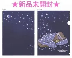 新品　可愛い嘘のカワウソ クリアファイル(星空) 完売レア品