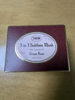 SABON 3in1 サブライムマスク グリーンローズ 200ml 箱付き 美品のサムネイル