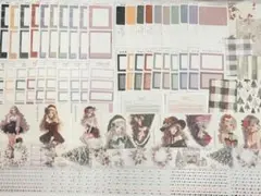 ggaggong さん 新作 ❗️ マステ 女の子ステッカー 非売品素材