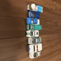 トミカセット 8台 パトカー 救急車 バス