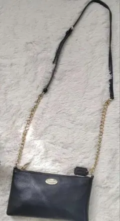 COACH コーチ　ショルダー バッグ　サコッシュ　チェーンショルダー バッグ