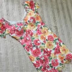 BEYOND IRMA 花柄レースカットタイトミニ ビヨンドイルマ キャバドレス