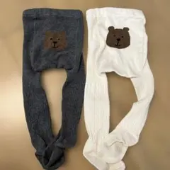 Baby GAP くまさんベビータイツ 2点セット