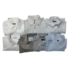 ワイシャツ7着セット ホワイト グレー ブルー メンズ　ビジネス　フォーマル