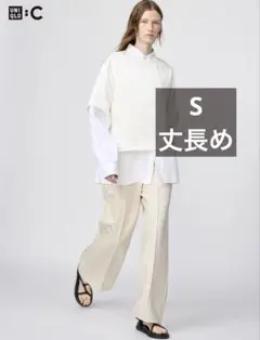 ユニクロC スウェットストレートパンツ 丈長め　Sサイズ