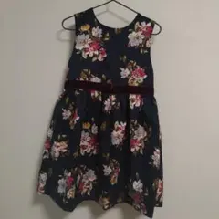 ☆新品タグ付き☆ロペピクニック　ネイビー花柄フォーマルワンピース　110センチ