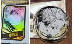 サカモトデイズ 楽 ゴールデン缶バッジ ホロカード