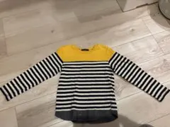 moujonjon 長袖カットソー 120cm ストライプ