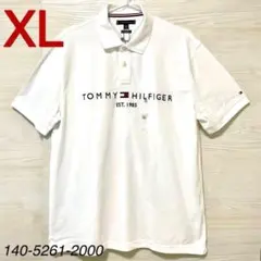新品　Tommy Hilfiger ポロシャツ 半袖　XL アイボリー　ホワイト