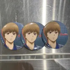 銀魂 ジャンフェス ローソン限定 缶バッジ 沖田総悟 3個セット