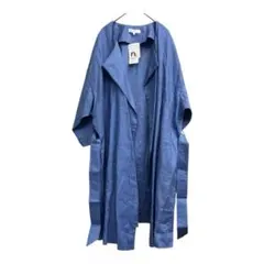 5L 大きいサイズ　NECESSARY SIMPLE　リネン100％コート　新品のサムネイル