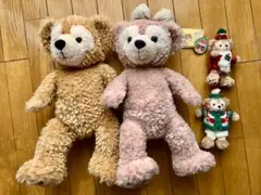 4体　クリスマス　ダッフィー　シェリーメイ　ぬいぐるみ　2009 2010