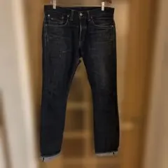 RRLダブルアールエル スリムナローデニムW30L30 ブラック ラルフ 