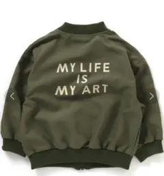 BREEZE バックプリントブルゾン