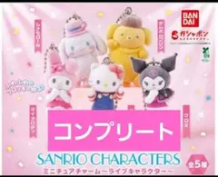 サンリオキャラクターズ　ミニチュアチャーム〜ライブキャラクター〜