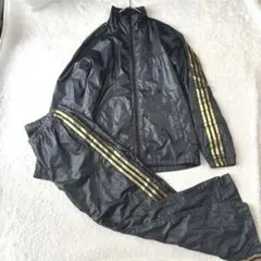 アディダス　CLIMAPROOF セットアップ　トレーニングウェア　ブラック