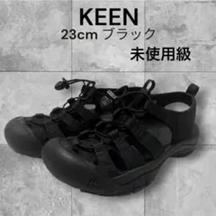未使用級 KEEN NEWPORT H2 アウトドアサンダル 23 ブラック