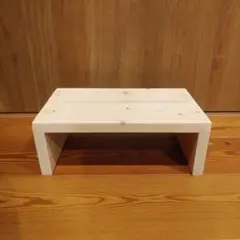 木製(1×4) ハンドメイド ディスプレイ台、棚、スツール、置き台、花台