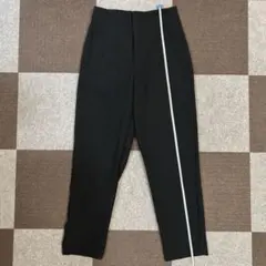ZARA ザラ ハイウエストテーパードパンツ ブラック S