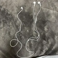 ホワイト 有線イヤホン マイク付き 3.5mm