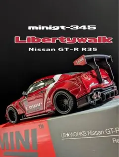 MINIGT 1/64 LBWK リバティウォーク 日産 GT-R R35のサムネイル