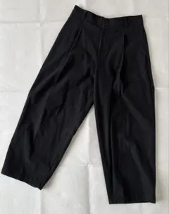 【USED 美品】無印良品　起毛素材　ワイドパンツ　Lサイズ